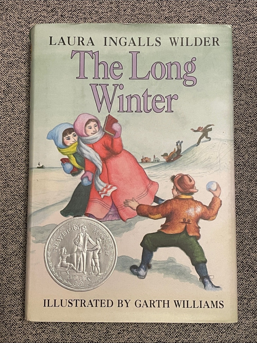 The Long Winter by Laura Ingalls Wilder Kids Hardcover Book GUC Children